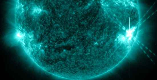 eruzione solare luglio