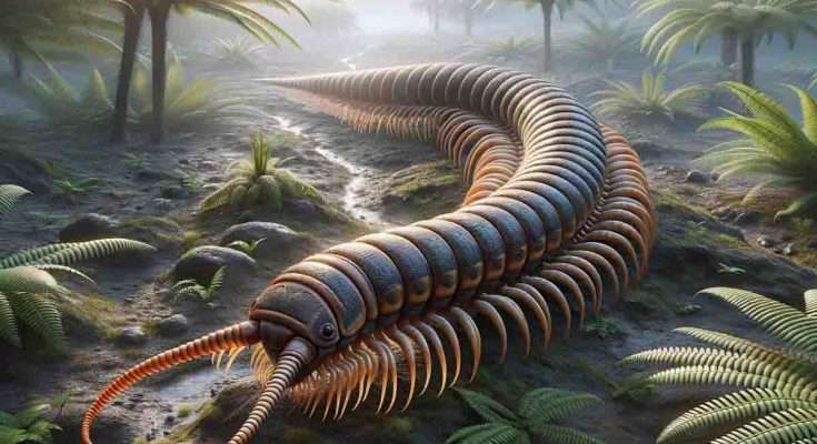 Arthropleura millepiedi più grande della storia