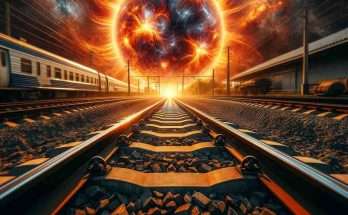 Tempesta solare conseguenze sui treni