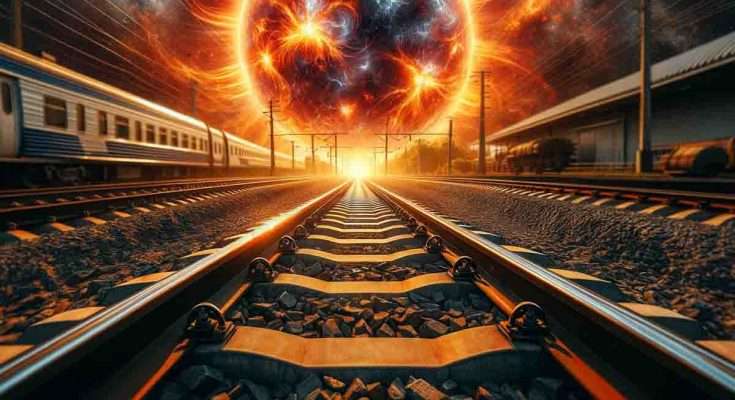 Tempesta solare conseguenze sui treni