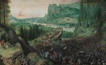 Bruegel suicidio di re Saul