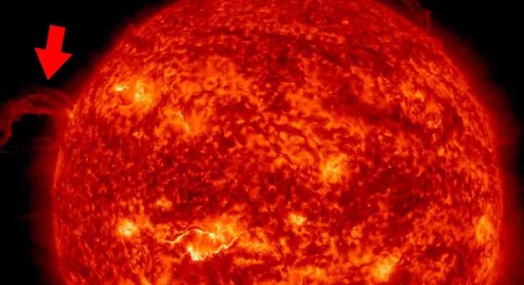 Filamento solare CME 22 gennaio 2024