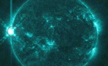 eruzione solare capodanno 2024