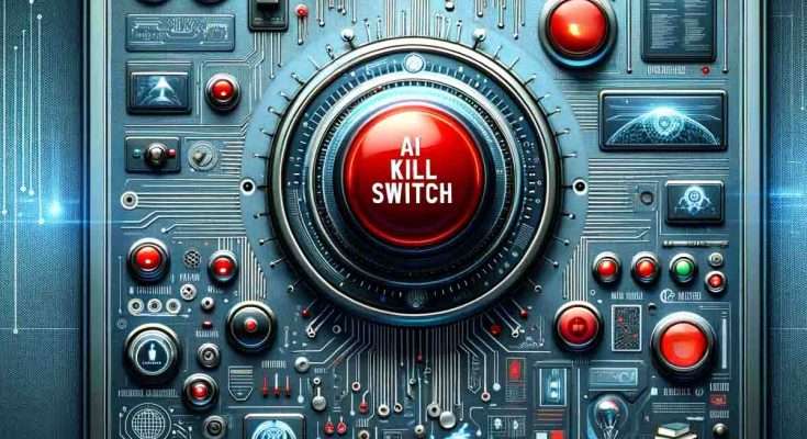 pulsante rosso IA kill switch