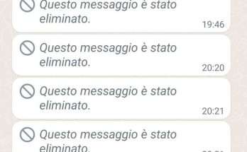 Come leggere un messaggio eliminato su WhatsApp, guida passo passo