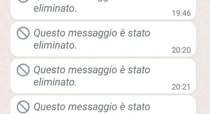 Come leggere un messaggio eliminato su WhatsApp, guida passo passo