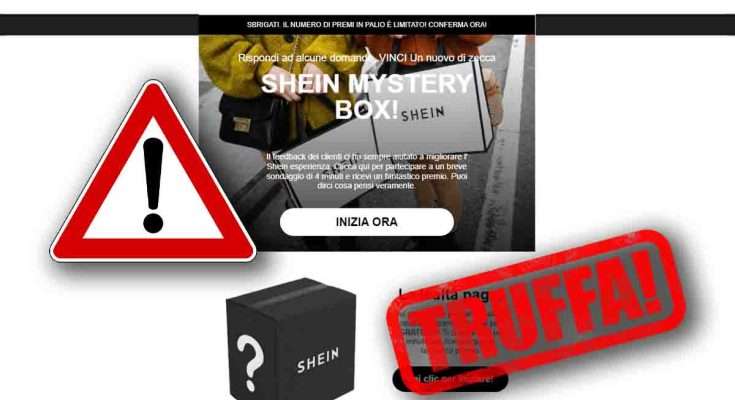 Mystery Box Shein truffa