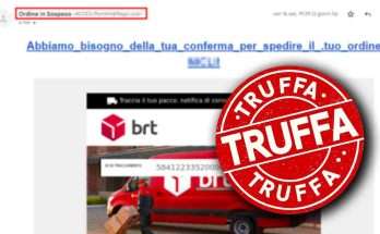 brt truffa ordine in sospeso