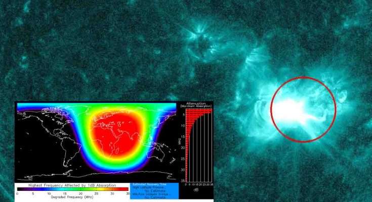 Eruzione solare classe X2.25