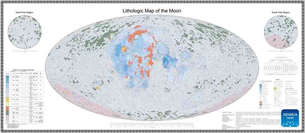 Primo atlante geologico lunare al mondo