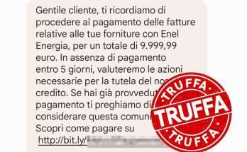 Truffa Enel Energia