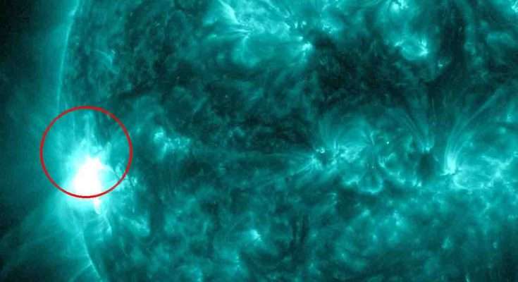 Tempesta solare in corso: allerta per brillamento classe M7