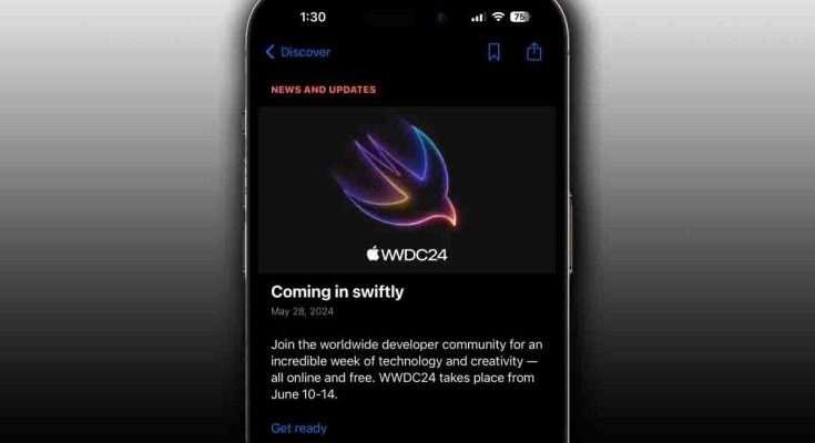 Apple developer WWDC 2024