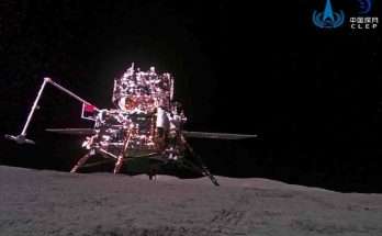 selfie cinese di Chang’e-6 lato nascosto della Luna