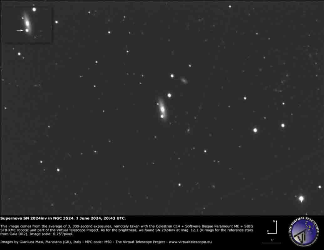 supernova The Virtual Telescope Project