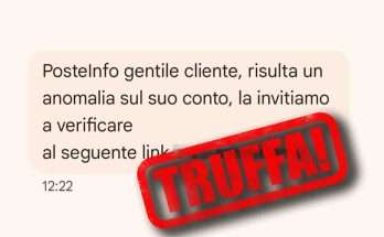 Truffa Poste Italiane