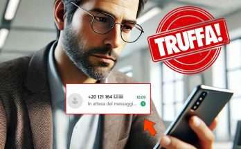 Truffa WhatsApp prefisso 0020 +20