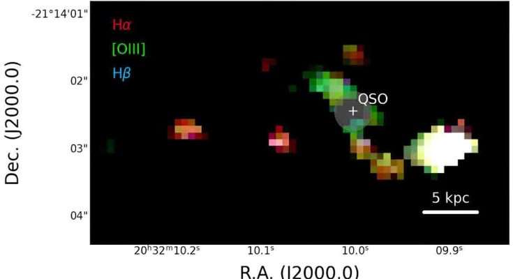 fusione quasar-galassie